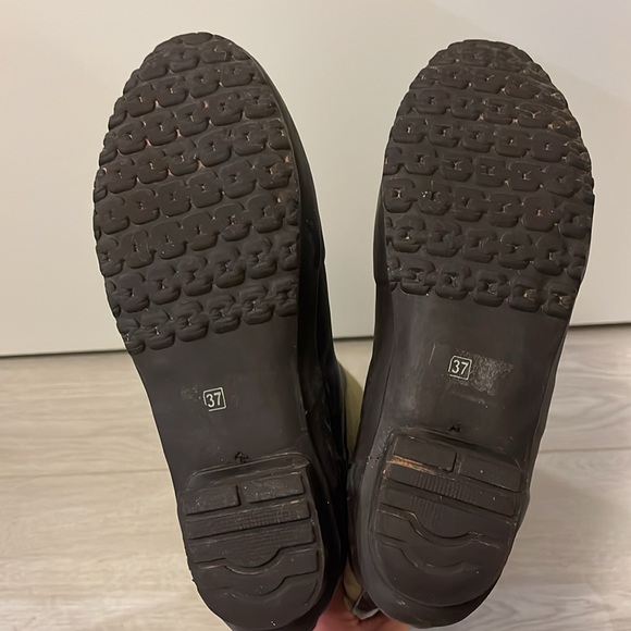 Hunter Lady N Boots, Olive Green Tweed and rubber feet - Picture 8 of 8